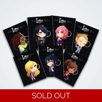 The Letter: Keychain Set